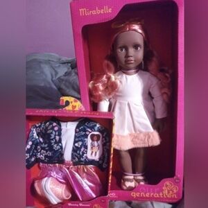 Mirabelle Doll with 2nd Outfit Set NEW OUR GENERATION
